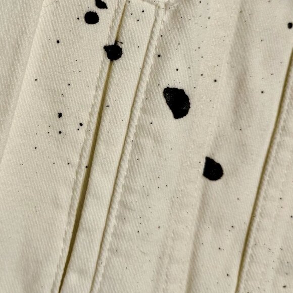 Wren + Glory - Rare White Denim - “It’ll Be All Right” - hand painted with - Picture 3 of 9